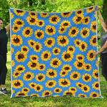 blue sunflower cl17100139mdq quilt blanket d2380525