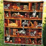 book and cat make me feel special jfj quilt bm d2389981