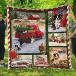 border collie christmas quilt blanket d2347401