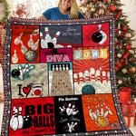 bowler like big balls and i cannot lie quilt blanket great customized blanket gifts for birthday