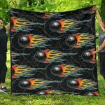 bowling balls flame pattern dhcdhc dt1910 quilt blanket d2315813