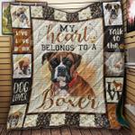 boxer maheart 3d customized quilt d2312453