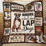 boxer the worlds largest lap dogs quilt blanket great customized blanket gifts for birthday