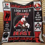 brazilian jiu jitsu girl quilt blanket abc07113007 d2315681