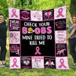 breast cancer dhcdhc dt2210 quilt blanket d2315798