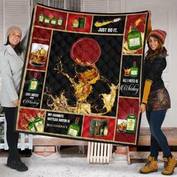 BuchananS Scotch All I Need Is Whisky Gift Idea Quilt