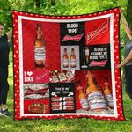 budweiser funny gift idea for beer lover quilt d2384930