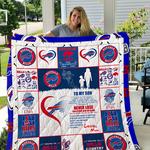 buffalo bills to my son love mom quilt d2385342