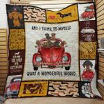 bug car dachshund ee quilt veg d2387906