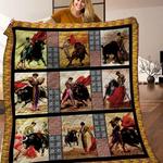 bull fighting quilt blanket c9b050333pt d2315832