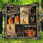 bulleit bourbon whiskey inspired me gift idea quilt d2384947