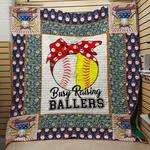 busy raising baseball quilt blanket quilt d2323746