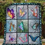 butterflies multi colorful quilt blanket quilt d2323685