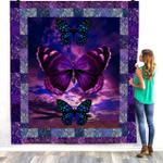 butterfly in autumn sky quilt blanket quilt d2322604