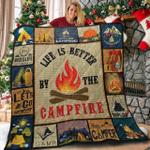 camping campfire 3d customized quilt d2315167