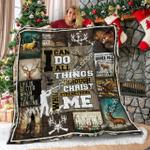 can do all things through christ who strengthens me hunting 3d customized quilt d2314129