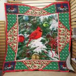 cardinal bird christmas quilt blanket abc07112301 d2316615