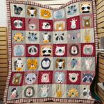 cartoon animals quilt for mammals lovers in daily life d2382546