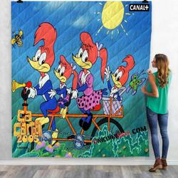 Cartoon Movies The New Woody Woodpecker Show N 3D Customized Personalized Quilt Blanket