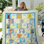 cat blanket flower blanket th1807 quilt d2357642