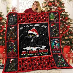 Cat Christmas The Empress 3D Customized Quilt
