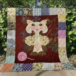 Cat Cl16100023Mdq Quilt Blanket