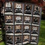 cat criminal quilt blanket quilt d2323100