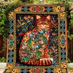 cat flower quilt blanket quilt d2322950