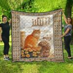 cat flower quilt blanket ver 2 quilt d2322923