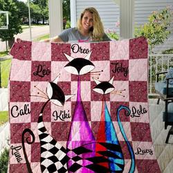 Cat Name Blanket Th1807 Quilt