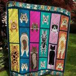 cat standing quilt blanket quilt d2323105