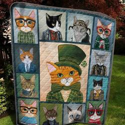 Cat The Irish Dandy Quilt Blanket Dhc04012011Dd