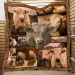 charolais cow 3d customized quilt d2314813