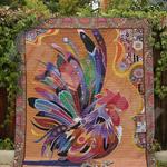 chicken boho rooster quilt blanket dhc020120890td d2358139