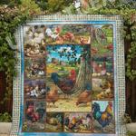 chicken love in farm ah quilt derqps d2388991