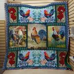 chicken morning rooster quilt blanket dhc020120882td d2358341