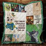 chihuahua cold nose warm heart d282 customize quilt blanket d2320205