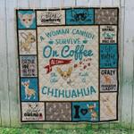 chihuahua life is better with a chihuahua quilt blanket great customized blanket gifts for birthday