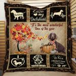 chocolate dachshund new blanket quilt d2321899