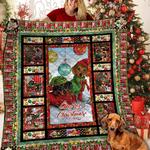 christmas dachshund quilt xrl d2387862