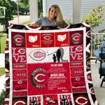 cincinnati reds to my son love mom quilt d2387112