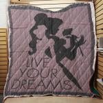 cinderella live your dreams tapestry throw quilt d2384859