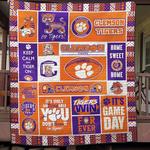 clemson tigers ver1 quilt blanket d2354914