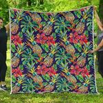 colorful aloha pineapple cl17100184mdq quilt blanket d2381351