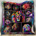 colorful lion blanket kc1707 quilt d2356434