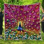 colorful peacock gift for peacock lover quilt d2384994