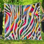 colorful zebra cl17100211mdq quilt blanket d2356100