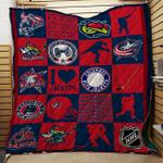 columbus blue jackets 3d personalized customized quilt blanket 966 d2320173