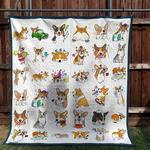 corgi clm210614 quilt blanket d2357182