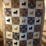 corgi dog clm0910063 quilt blanket d2380679